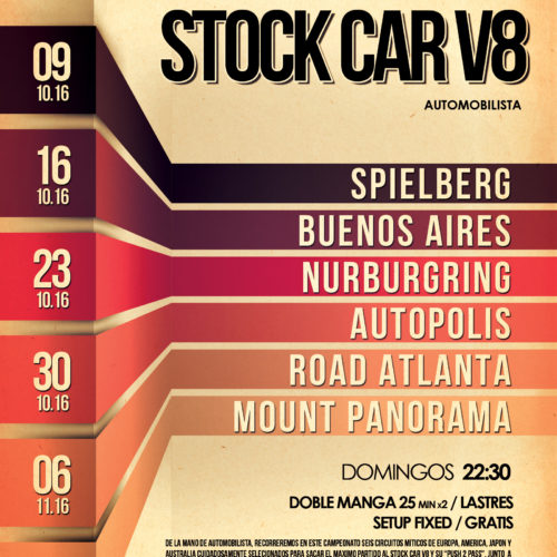 Campeonato Stock V8: Inscripciones abiertas