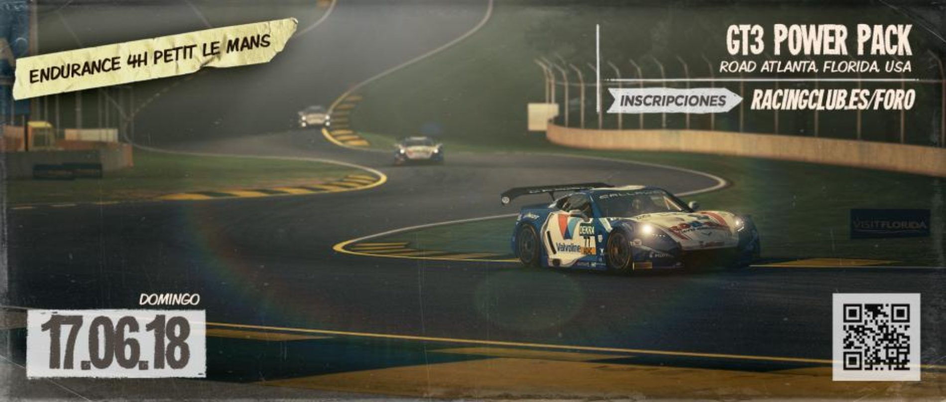 Evento de Resistencia de 4 horas en Road Atlanta en RF2