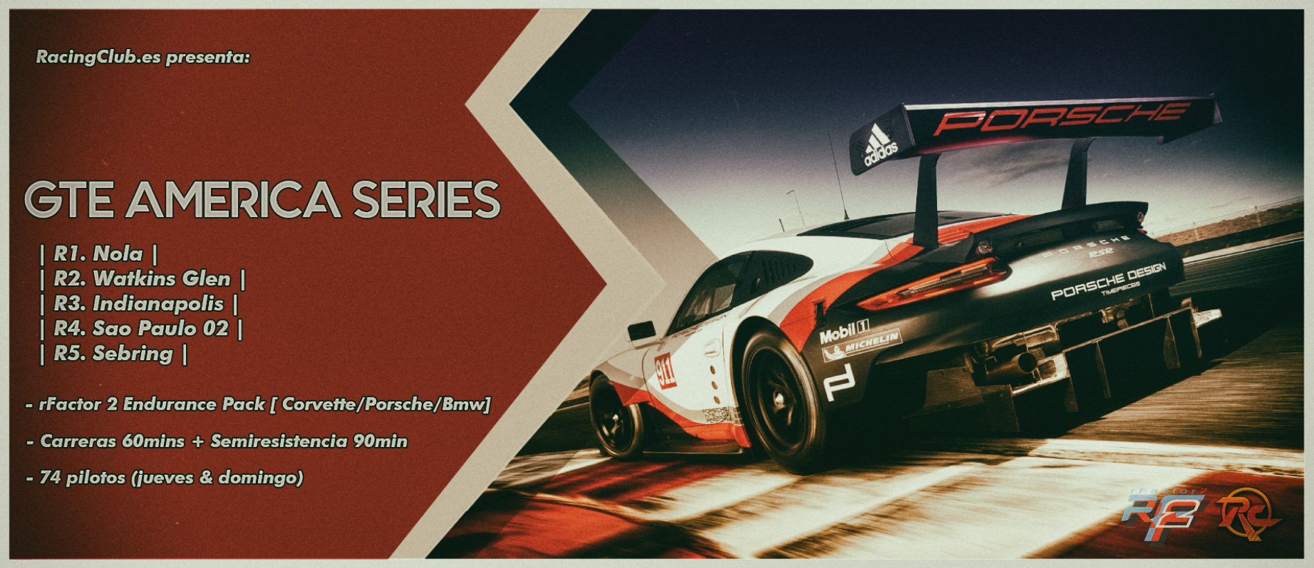 Todo preparado para las «GTE America Series»